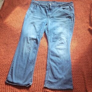 Old Navy Women's Blue Flare Jeans